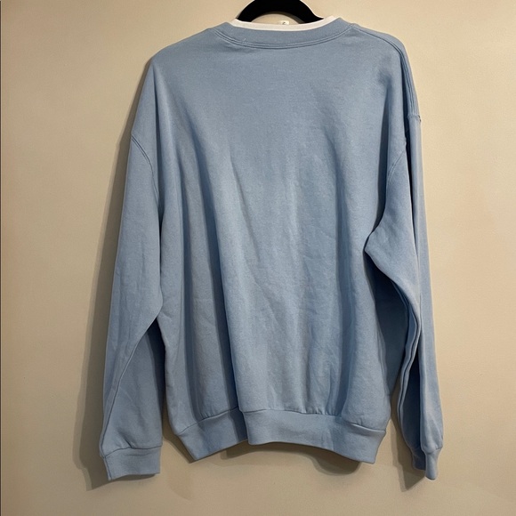 Light Blue Crewneck with Dragonfly Embroidery - Picture 3 of 7